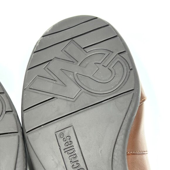 6.5 W 6.5 WIDE WIDTH Walking Cradles Brown Leather Flats Shoes - Picture 11 of 13